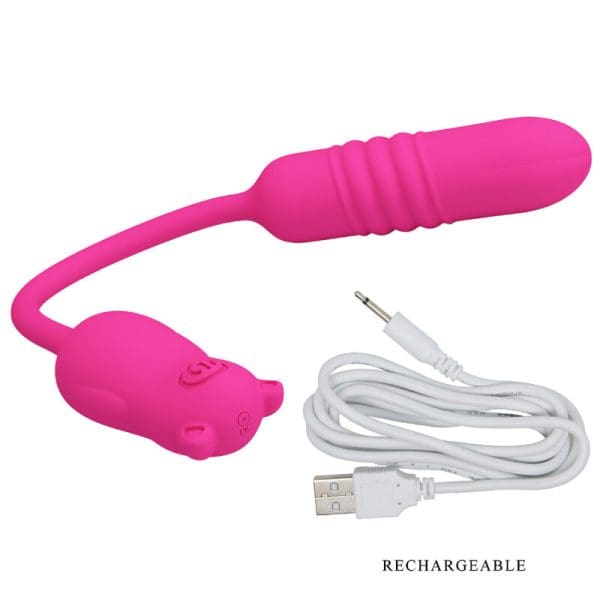 PRETTY LOVE - PINK SILICONE VIBRATING BULLET 5